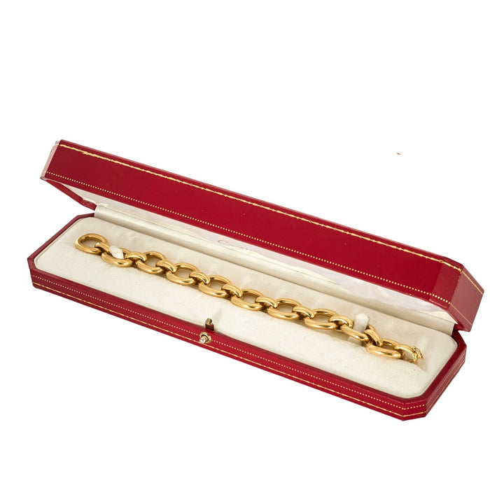 CARTIER - Pulsera bañera en oro amarillo