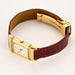 Montre Jaeger-LeCoultre - Montre Reverso Or jaune et cuir bordeaux  58 Facettes DV0612-8