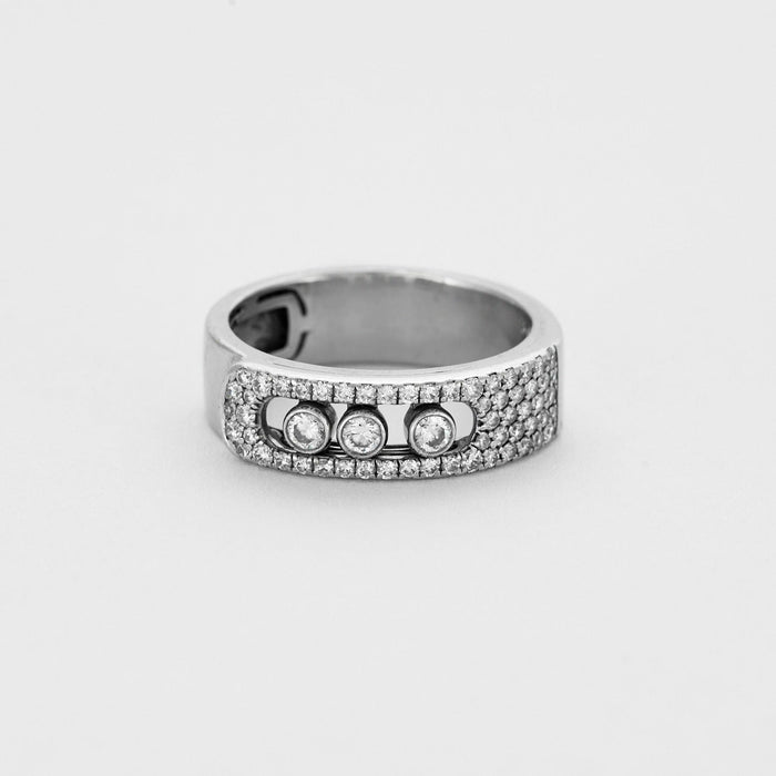 Bague 50 MESSIKA - Move Noa - Bague en or gris et diamants 58 Facettes DV4857-2