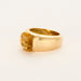 Bague 54 Bague Jonc or jaune et citrine 58 Facettes DV0726-12-54-3