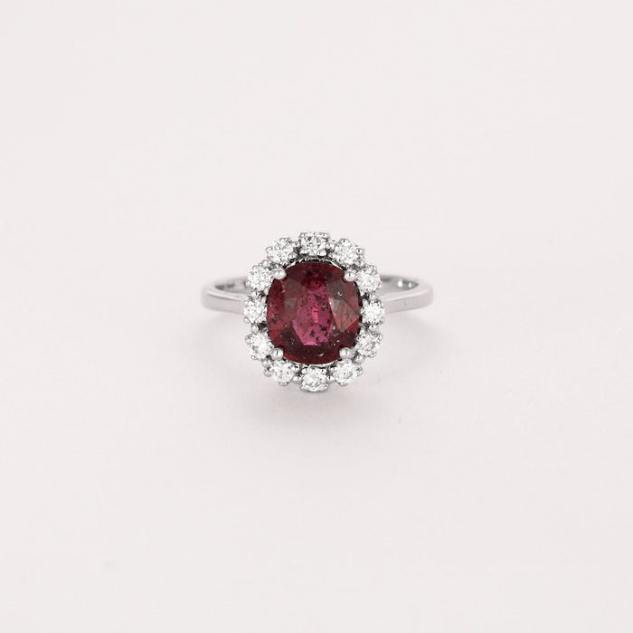 Bague 54 Bague Pompadour, rubis, diamants 58 Facettes DV0671-15-54-3