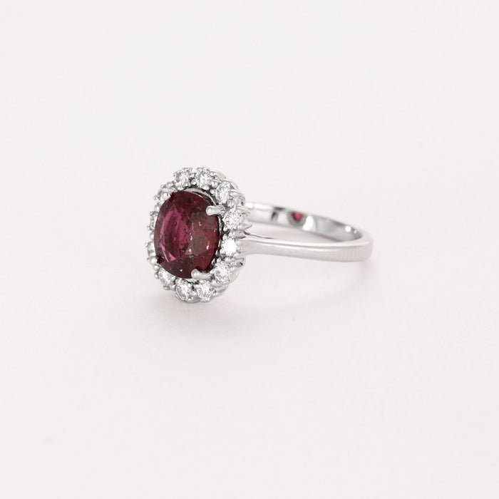 Bague 54 Bague Pompadour, rubis, diamants 58 Facettes DV0671-15-54-3