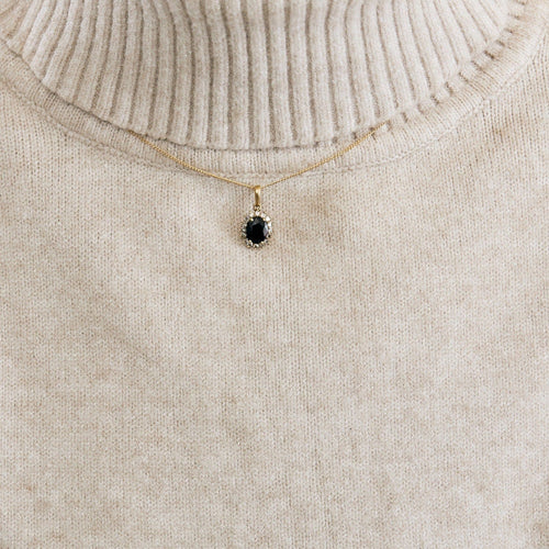 Collier Chaîne et pendentif or, saphir et diamants 58 Facettes DV6783-2