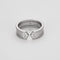 Bague 53 CARTIER - C de Cartier - Bague or gris et diamants 58 Facettes DV5845-1
