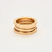 Bague 54 BULGARI - Bague "B.Zero 1" en or rose 58 Facettes DV6268-1