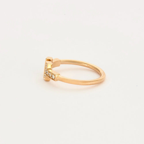 Bagues 49 TIFFANY & Co - Bague Wire or rose et diamants 58 Facettes DV0693-2-49-2