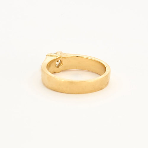 Bague 63 Bague solitaire or jaune et diamant 58 Facettes DV0375-3-63-2