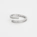 Bague 52 DINH VAN - Bague Spirale or gris diamants 58 Facettes DV6475-2