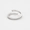 Bague 52 DINH VAN - Bague Spirale or gris diamants 58 Facettes DV6475-2