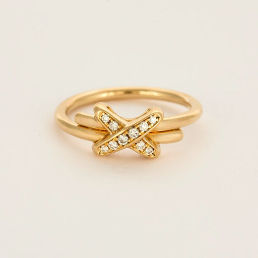 Bague 54 CHAUMET - Bague Jeux de Liens or jaune et diamants 58 Facettes DV6717-1