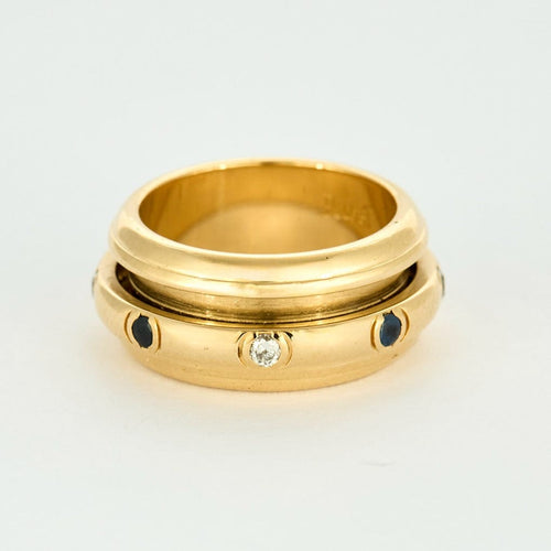 Bague 50 PIAGET - Possession - Bague en or jaune, diamants et saphir 58 Facettes DV5894-1