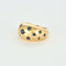 Bague 50 Bague jonc en or jaune et saphir 58 Facettes DV6565-1
