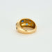 Bague 50 Bague jonc en or jaune et saphir 58 Facettes DV6565-1