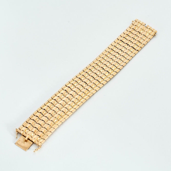 Bracelet ruban or jaune 58 Facettes DV0730-1