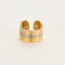 Bague 48 CARTIER - Bague Double C ors trois tons 58 Facettes DV0021-8