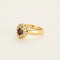 Bague 50 Bague Marguerite Or jaune, Rubis et Diamants 58 Facettes DV0734-3-50-2-50