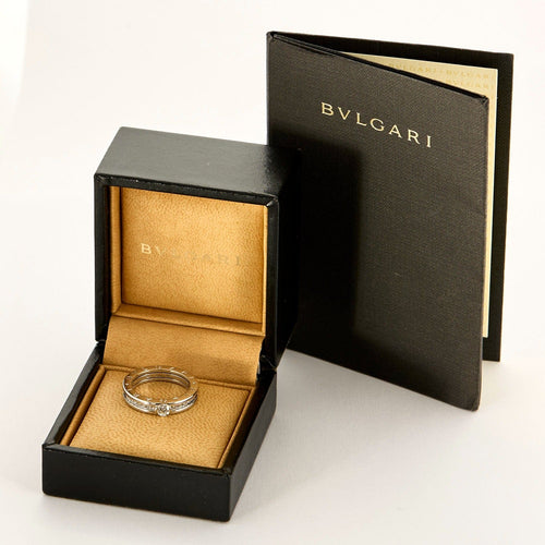 Bulgari, "B.Zero1"  Bague solitaire , or gris et diamants