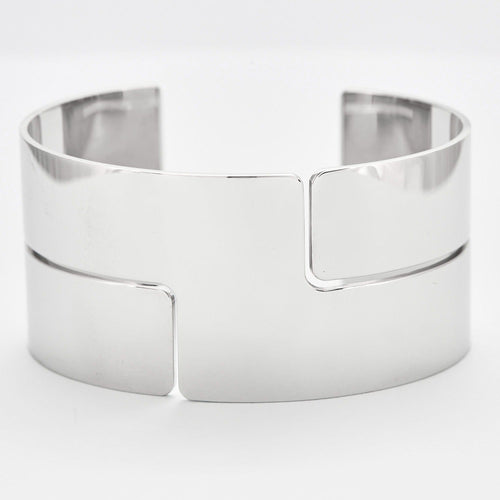 DINH VAN- Bracelet Manchette "Seventie's" en argent 58 Facettes DV0748-1