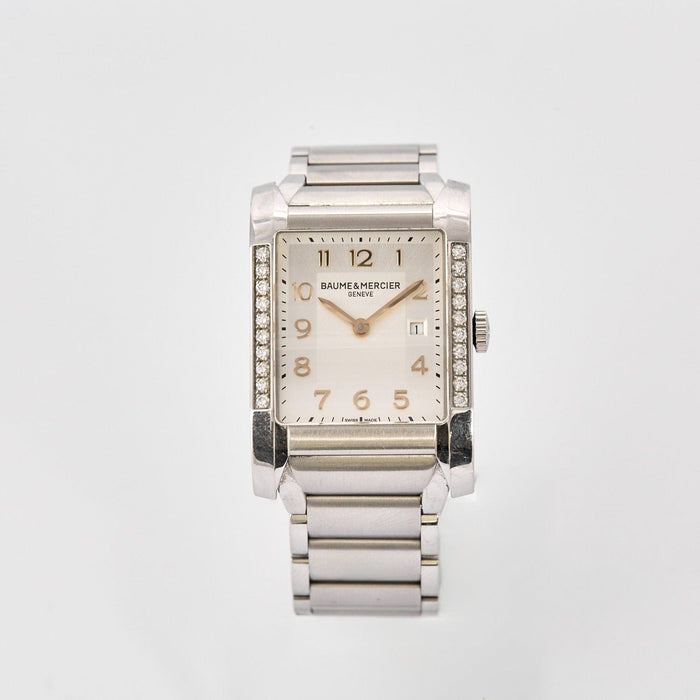 Montre BAUME & MERCIER - Montre de dame modèle Hampton diamants 58 Facettes DV6467-2