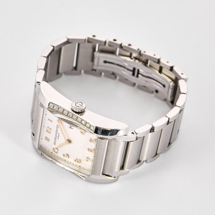 Montre BAUME & MERCIER - Montre de dame modèle Hampton diamants 58 Facettes DV6467-2