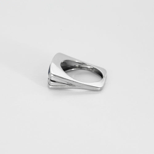 Bague 52 Bague or gris saphir et diamants 58 Facettes DV4836-1