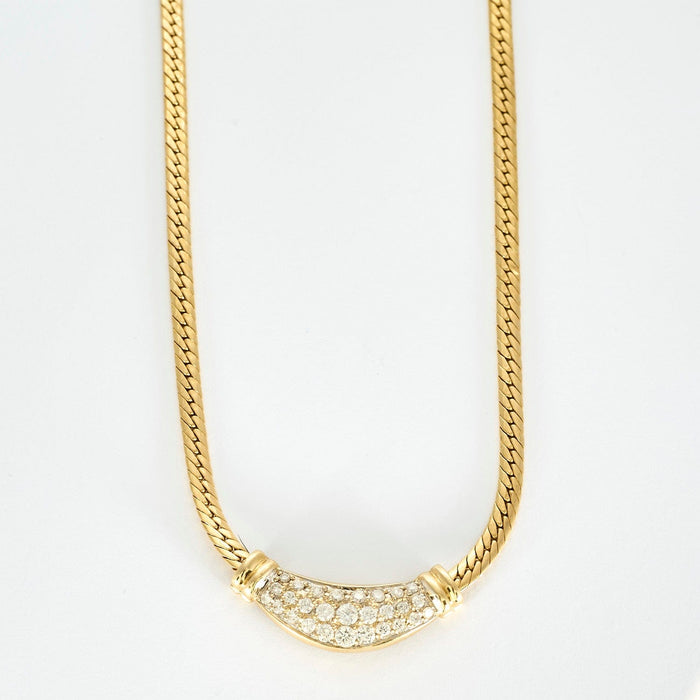 Collier Collier Or jaune et Diamants 58 Facettes DV0751-2