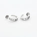 Boucles d'oreilles MESSIKA - MOVE CLASSIQUE - Paire de créoles, Or blanc  et Diamants 58 Facettes DDV7659-1