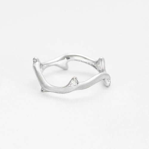 Bague 51 DIOR - Bois de Rose - Bague Or blanc et Diamants 58 Facettes DV7971-1-51-2