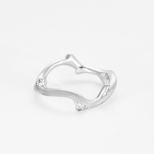 Bague 51 DIOR - Bois de Rose - Bague Or blanc et Diamants 58 Facettes DV7971-1-51-2