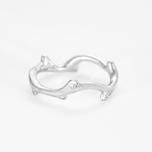 Bague 51 DIOR - Bois de Rose - Bague Or blanc et Diamants 58 Facettes DV7971-1-51-2