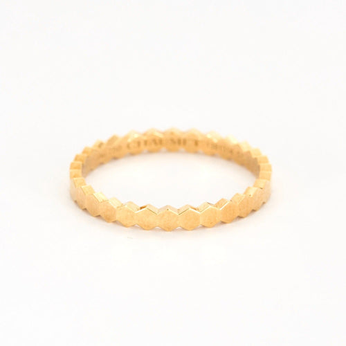 Bague 57 CHAUMET- Alliance " Bee My Love" en or jaune 58 Facettes DV0771-2-57-3