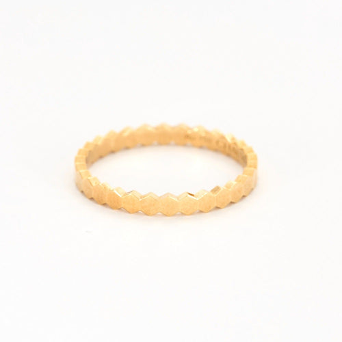 Bague 57 CHAUMET- Alliance " Bee My Love" en or jaune 58 Facettes DV0771-2-57-3