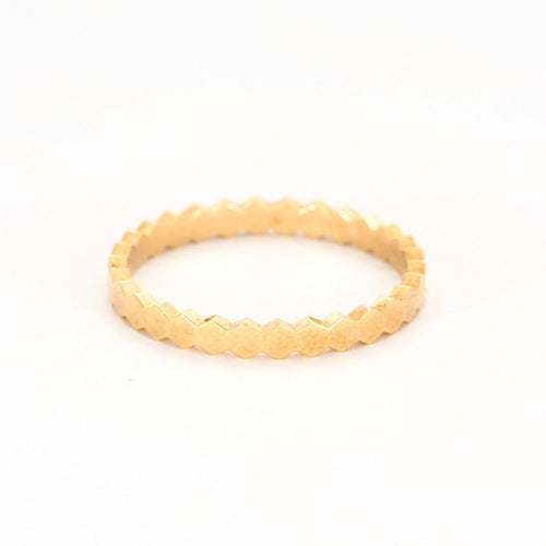 Bague 57 CHAUMET- Alliance " Bee My Love" en or jaune 58 Facettes DV0771-2-57-3