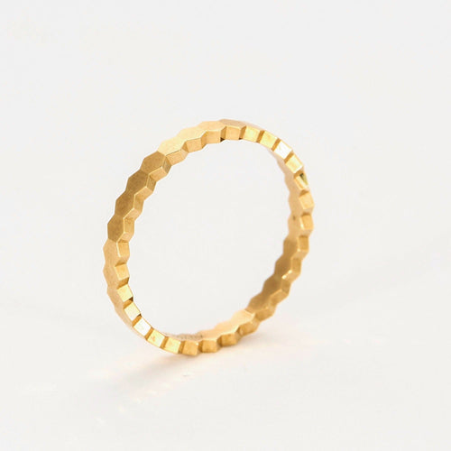 Bague 57 CHAUMET- Alliance " Bee My Love" en or jaune 58 Facettes DV0771-2-57-3