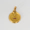 Pendentif AUGIS- Ancienne Médaille d'Amour, or jaune et rubis 58 Facettes DV7434-1