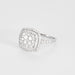 Bague en or gris et diamants