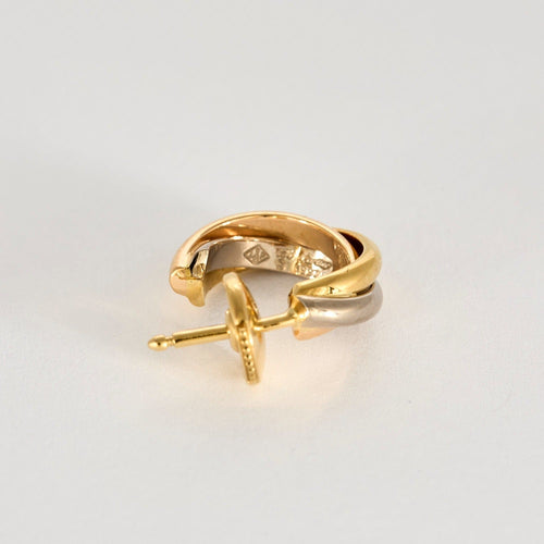 Boucles d'oreilles CARTIER - Trinity - Boucle d'oreilles Or jaune, rose et blanc 58 Facettes DDV7684-1