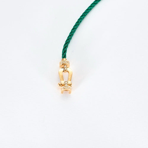 Bracelet FRED-Force 10-Bracelet moyen modèle en or rose rose et diamants et 5 câbles acier 58 Facettes DV0581-27