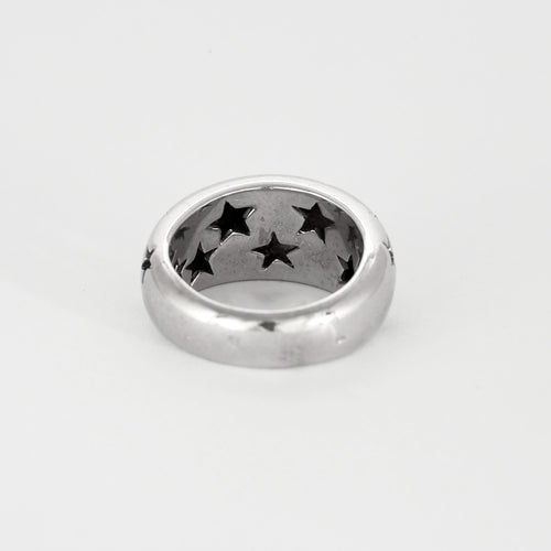 CHAUMET - Jonc Etoilé - Bague Or blanc et Diamants