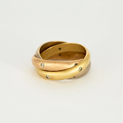 Bague 52 CARTIER - Trinity - Bague Or jaune, rose, blanc et Diamants 58 Facettes DV0379-21-52-1