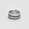 Bague 51 DINH VAN - Spirale - Deux bagues, Or blanc et Diamant 58 Facettes DV8253-2-51-1