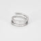 Bague 51 DINH VAN - Spirale - Deux bagues, Or blanc et Diamant 58 Facettes DV8253-2-51-1
