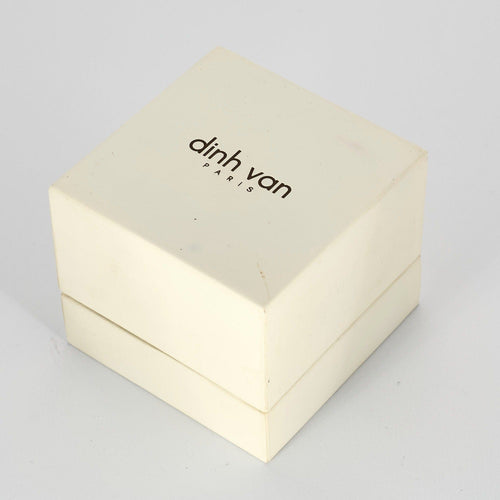 Bague 51 DINH VAN - Spirale - Deux bagues, Or blanc et Diamant 58 Facettes DV8253-2-51-1