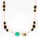 Collier ROBERTO COIN - Black Amphibole Jade - Sautoir en Or rose, Jades, Agates et Diamants 58 Facettes DV0770-5