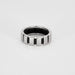 Bague 57 CHAUMET- CLASS ONE Or blanc , diamants et caoutchouc 58 Facettes DDV6969-1-57-3