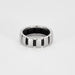 Bague 57 CHAUMET- CLASS ONE Or blanc , diamants et caoutchouc 58 Facettes DDV6969-1-57-3