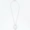 Pendentif TIFFANY & Co-METRO- Pendentif ovale en or blanc et diamant 58 Facettes DV0791-5