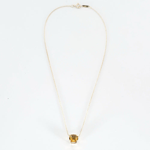 TIFFANY & CO - Collier et pendentif en argent avec citrine 58 Facettes DV3020-13