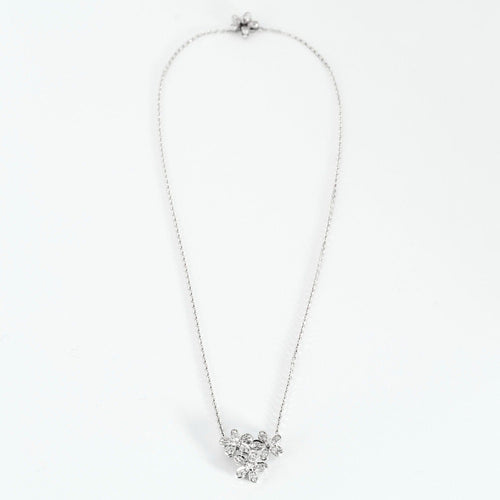 Collier VAN CLEEF & ARPELS - SOCRATE - Or blanc et diamants 58 Facettes DV0770-8