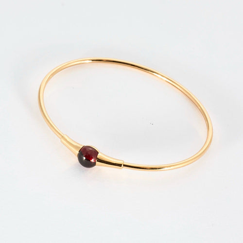 Bracelet Pomellato - M'ama Non M'ama -  Bracelet or rose et grenat 58 Facettes DV0014-7